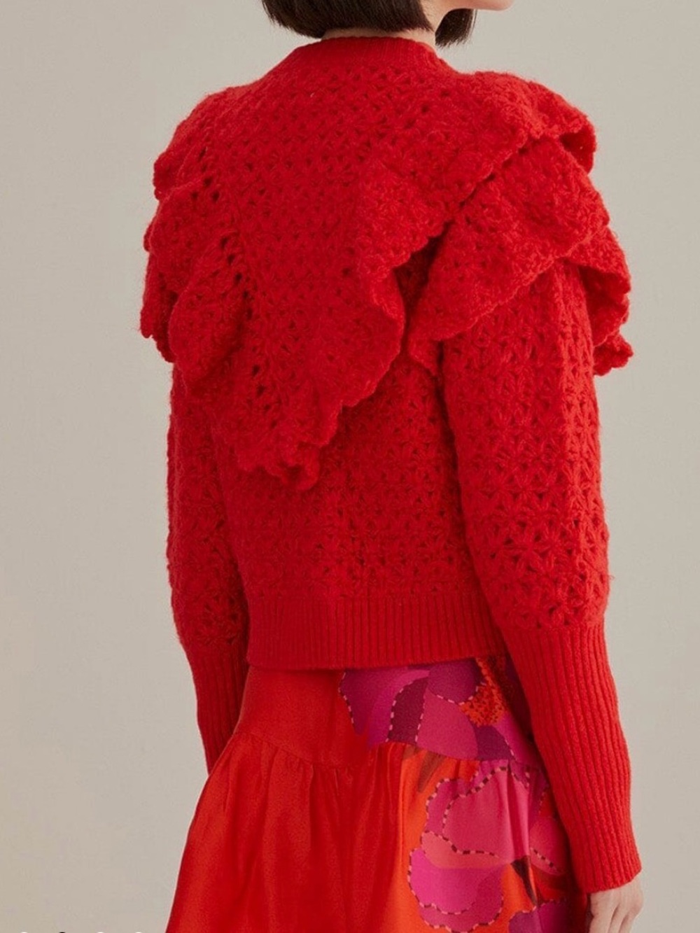 Farm Rio
Red Flower Texture Knit Cardigan - Picture 4 of 16